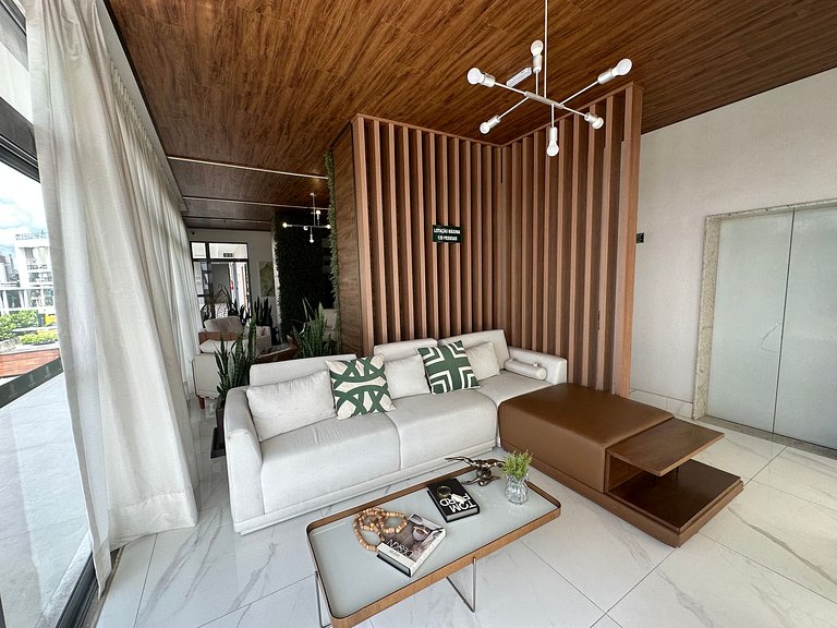 Studio Confortável Piscina Academia -aceita bebê