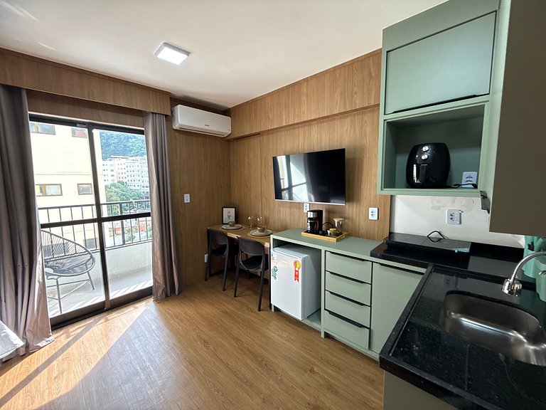 RSP 805|Studio Design no Rooftop com Varanda - JF