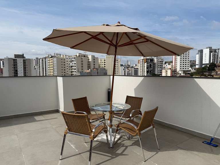 RSP 805|Studio Design no Rooftop com Varanda - JF