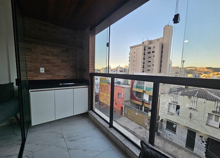 Studio moderno no centro próximo a Academia e Cave