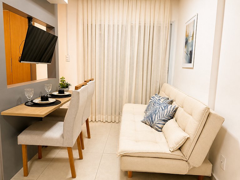 Studio confortável e aconchegante no Independ 915