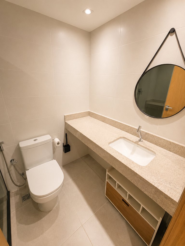 Studio novo  Pro UFJF e Monte Sinai  vaga e ar