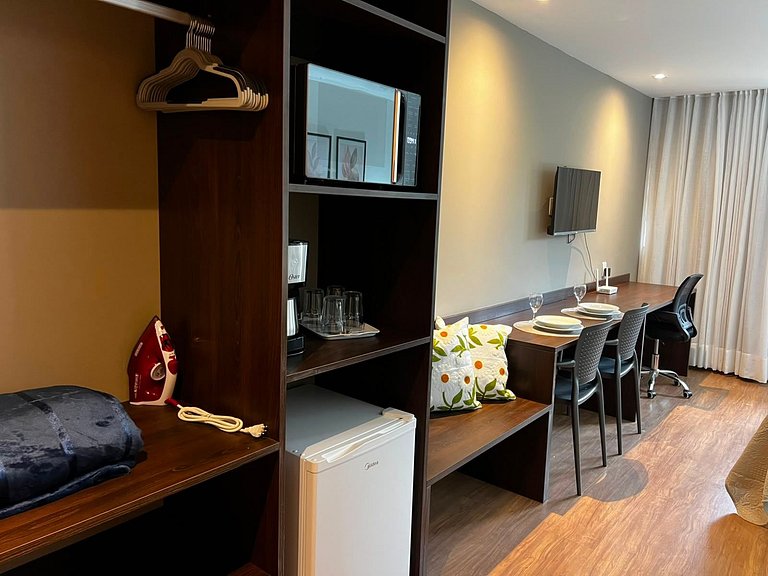 Studio Silencioso Confortável Prox UFJ e Shopping